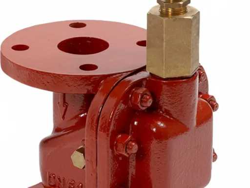 Econ Storm Valve JS1025 PN4 DN 80 Red
