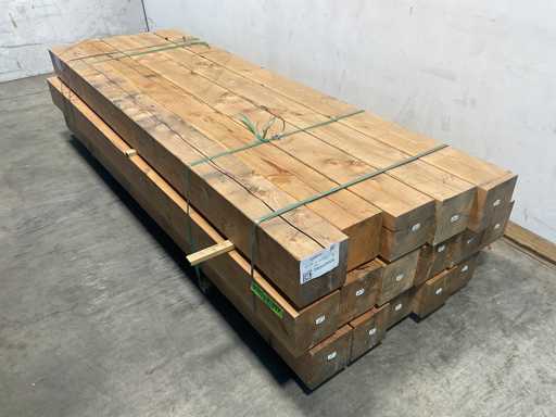 Douglas planed post 300x19x19 cm (8x)