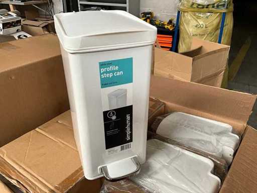 Simplehuman Profile Pedală de pas 6 litri (6x)