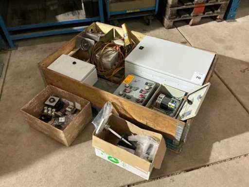 Various control cabinet and components