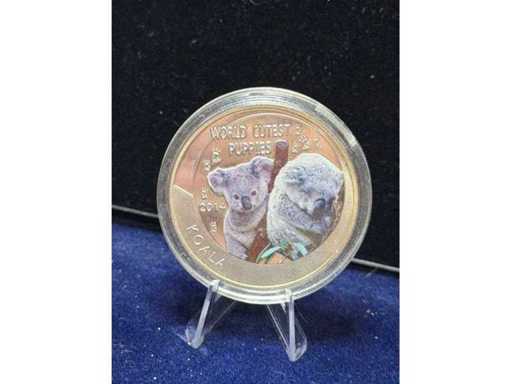 Cuccioli più carini del mondo della Moneta Commemorativa 2014 | Koala | Un Dollaro