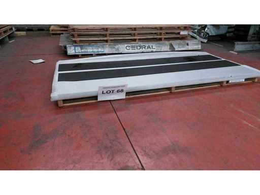 Cedral Board dakrand C50 zwart 2500x300x9mm 22st