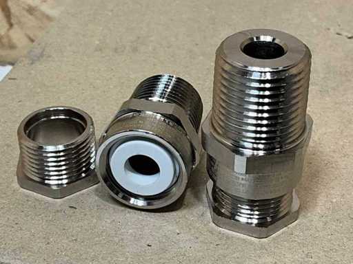 CMP 20S16A2F1RA531 Nikkel plated kabelverbinder 1/2” (40x)