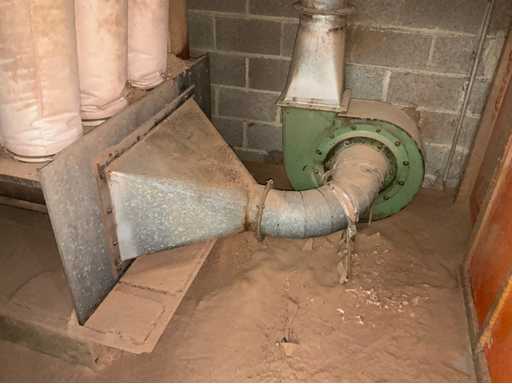 Filterafzuiginstallatie