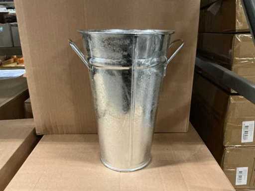 Dużo wazonu typu bucket H30xØ19,5/12,5cm (96x)