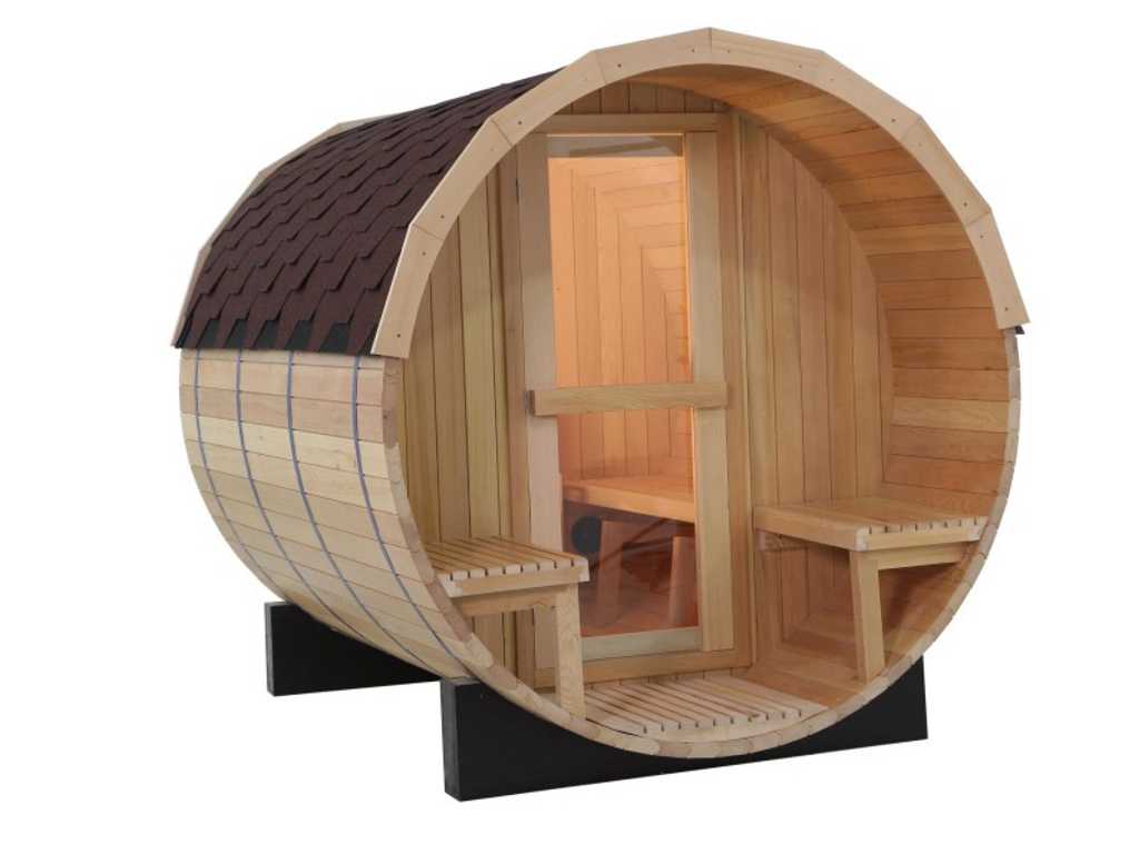 IntoRelax SH1818 - Sauna a botte da 180 cm