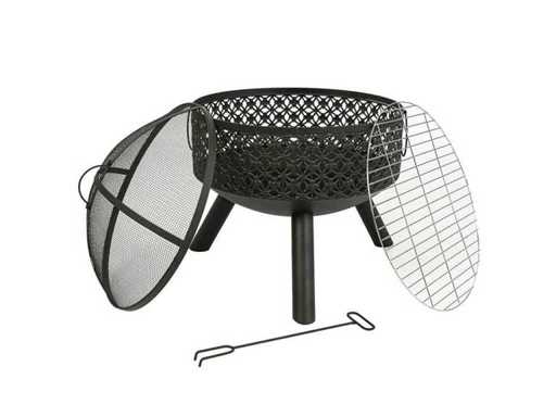 MaxxGarden 20434 Barbecue - Vuurschaal - terrashaard vuurkorf 52cm