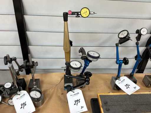 Manometro a quadrante con supporto magnetico (3x)