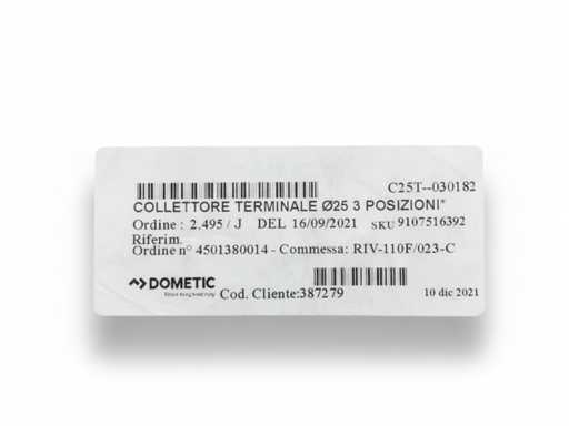 Système de liaison Dometic à 3 positions avec interrupteurs - 9107516392