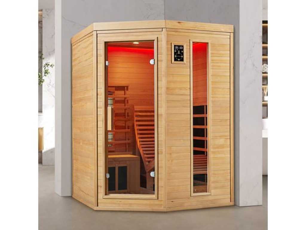 Infrared cabin - triplex sauna heating system