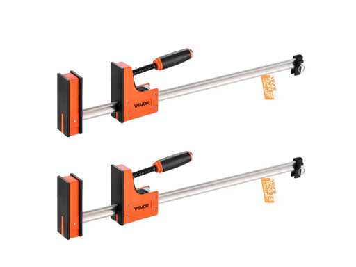 2PC's Parallelle Klemmen Kaakopening 91,4 cm