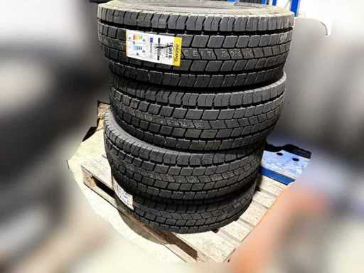 4x Trazano Trans D 285/70 R19.5 LKW-Antriebsreifen DOT 2025/2026 – Neu – ohne Felgen