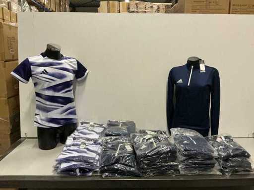 Partij Adidas shirts/halfzips (64x)