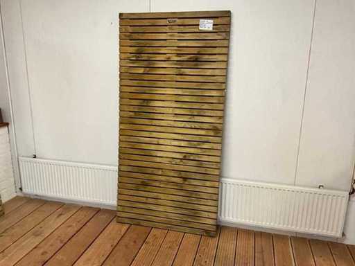 Hillhout - Elan 90 Eccellente - Schermo da giardino impregnato verde 1800x900 mm