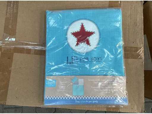 Coprivestimento per piumoni Party Sweet + 1 federa - Blu (60x)