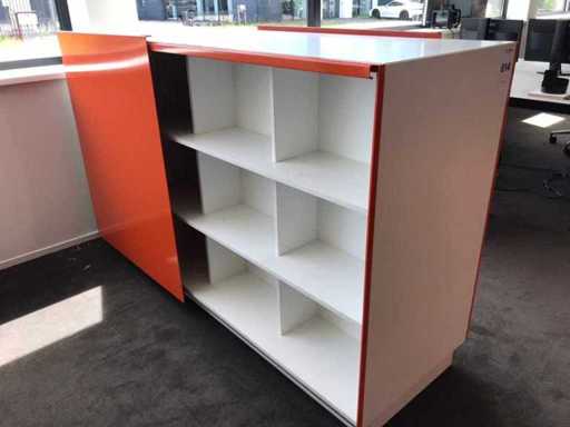 Sliding door cabinet