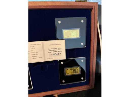 7 Stk. Euro Banknoten Barren 999 Feingold 1/200oz