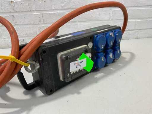 JÄGER DIREKT VERDEELDOOS 400V 32A (6-16A/230V RA) 12907 - Verdeeldoos 400V 32A (6-16A/230V RA)