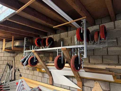 Protezione dei bordi del tetto Altrad Bauwmann (tetto piano)