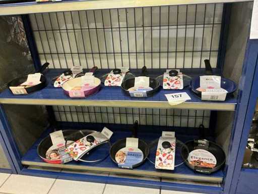 Cookware set (7x) + glass lids (5x)