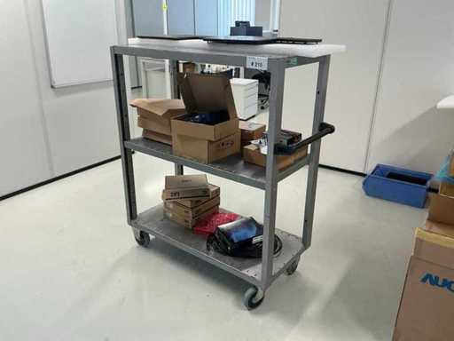 SSI SCHÄFER Lagerwagen mit Inhalt
