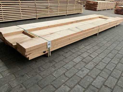 American oak planks pre-planed at 48 mm approx. 0.8 m³