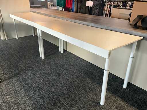 Holz-Werkstatttisch (2x)