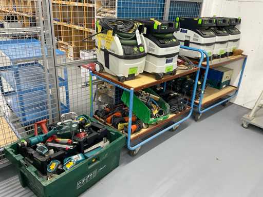 Lote de herramientas defectuosas