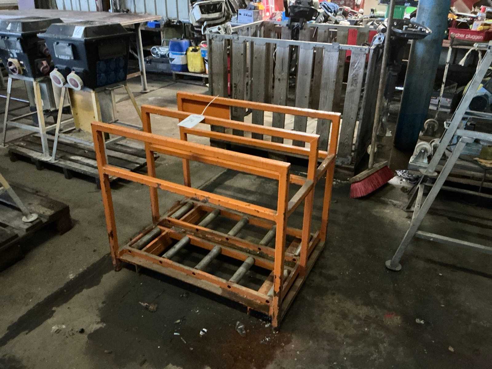 Still Storage Cradle with Rollers