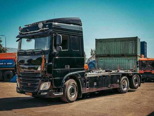 2015 DAF XF 510 SC 6x2 Hook Lift EURO 6Truck 