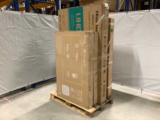 Téléviseurs à palettes Retour de marchandises - 5 articles