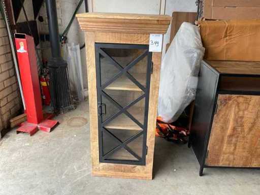 Display cabinet wall cabinet