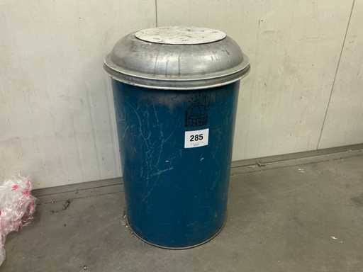 Metalen prullenbak 100L