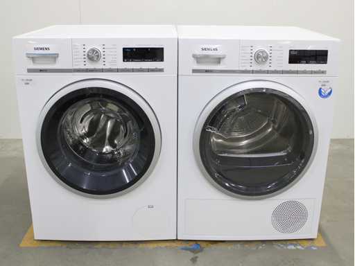 Siemens iQ700 iSensoric aquaStop Wasmachine & Siemens iQ700 iSensoric selfCleaning condenser Wasdroger