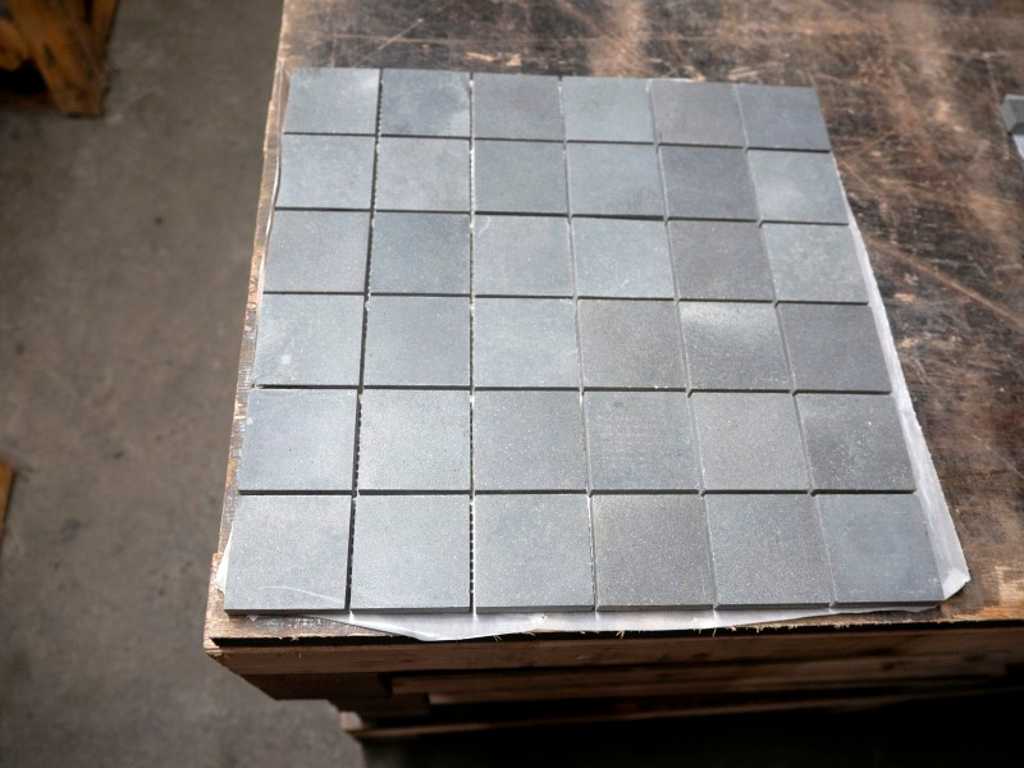 Natural stone mosaic mats 22,5m²