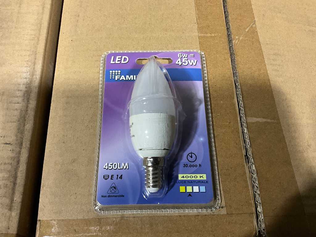 Famiglia LED - FL-C3764A - Lampadina LED 4000K 450LU E14 (288x)