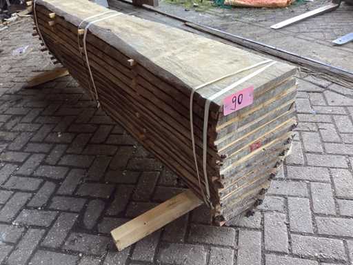 Plane tree - KD Oven dried 2460 x 350x600 mm - Bowl part (13x)