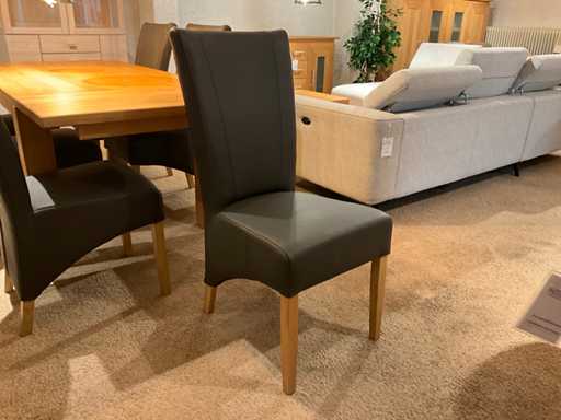 Skórzane krzes?o do jadalni Lyon (6x)