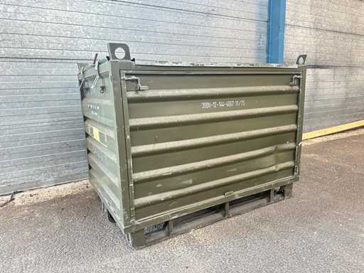 Cutie de transport militar cu role de fier (aprox. 1000 kg)