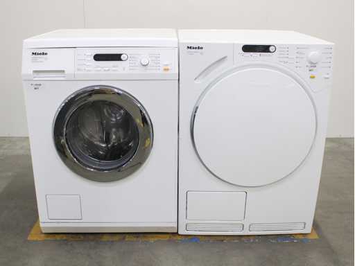 Miele W 5825 SoftCare System Wasmachine & Miele T 7744 C SoftCare System Wasdroger