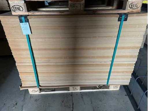 MDF 927 x 1300 x 3,8 mm. Blanc (210x)