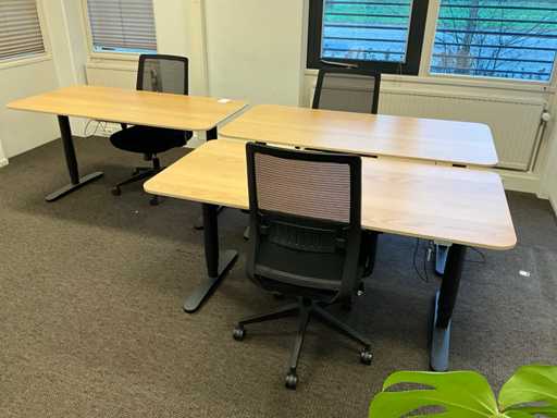 Elektrischer Sitz-/Steh-Schreibtisch (3x)