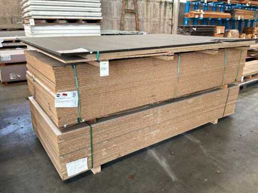 Lot de panneaux de verre plastifiés