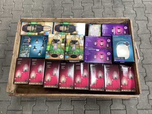 Lot Solar lighting (18x)