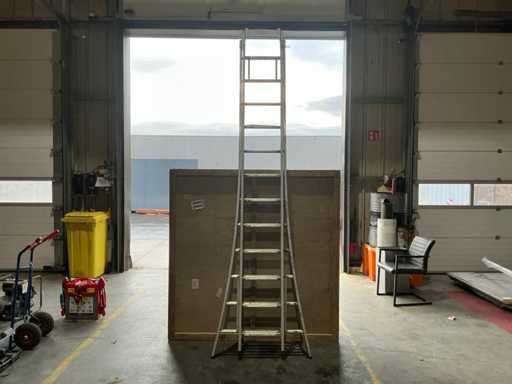 Dubbele steekladder 2x12