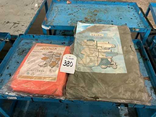 Anhängernetz und Abdeckung