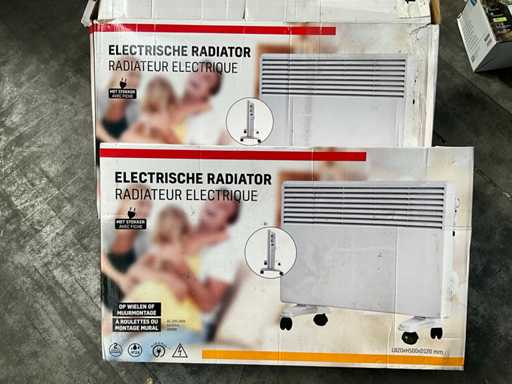 Elektrische radiator (2x)