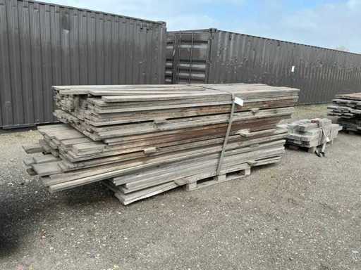 Lotto di assi di legno duro