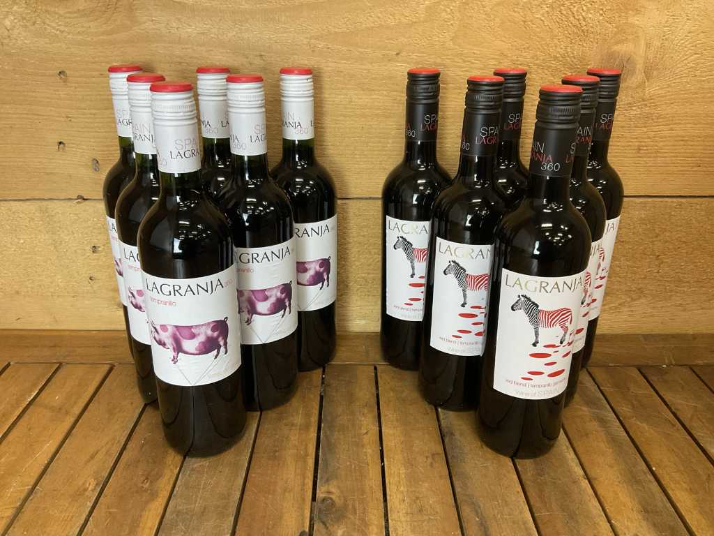 2017 LaGranja Red Wine Bottle of wine (12x)
