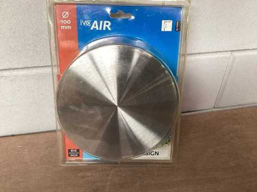 IVC gevelrooster RVS Smiley (21x)